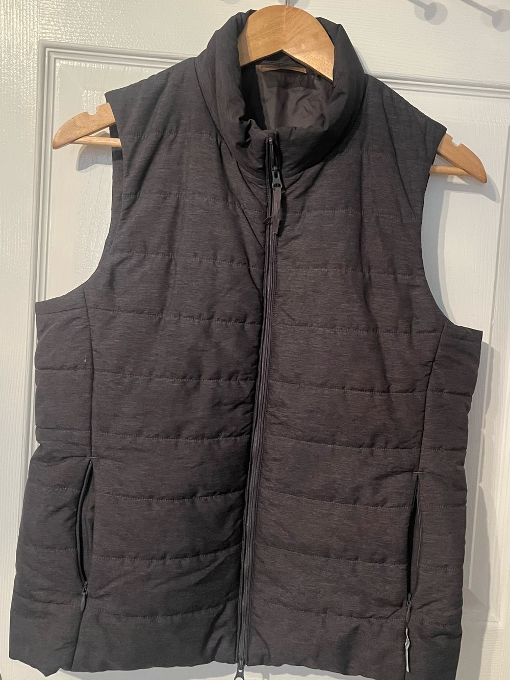 Grey Foray Golf Quilted Puffer Vest